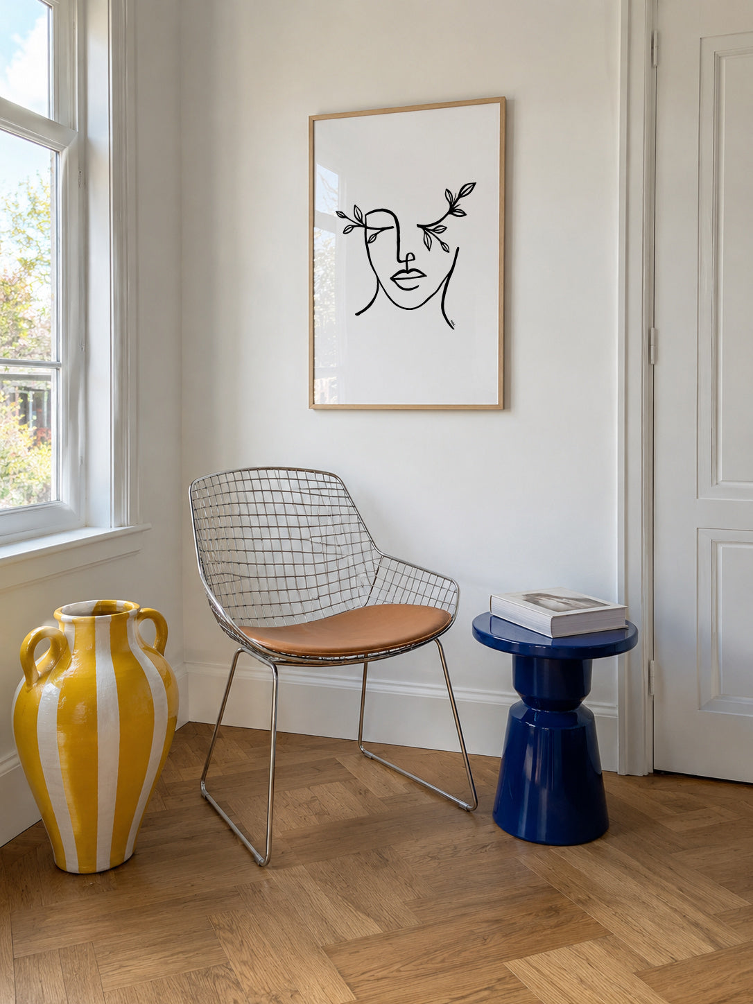 Beauty is in the eye of the beholder - Framed poster in an interior