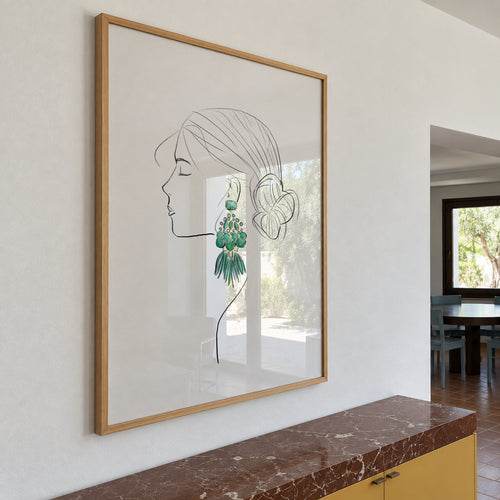 Aerin - Framed poster in an interior