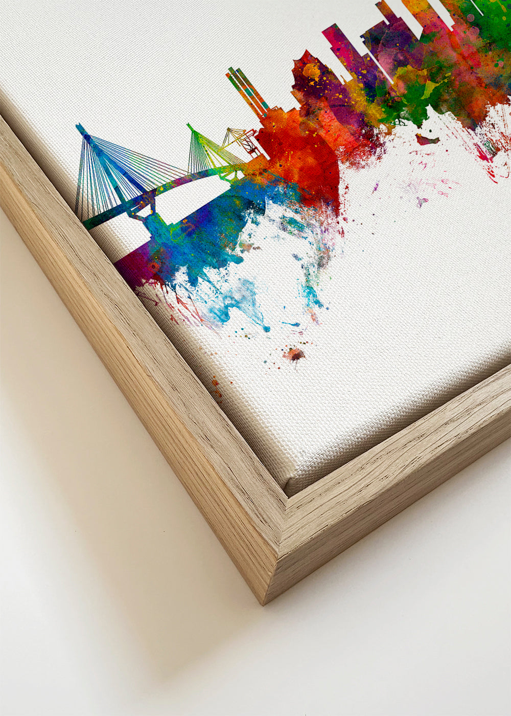 Hamburg Skyline multicolor