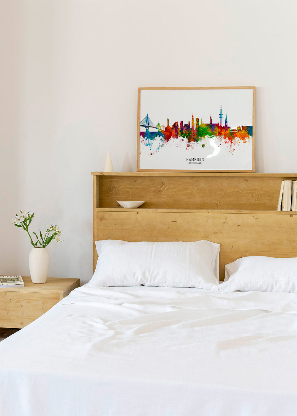 Hamburg Skyline multicolor