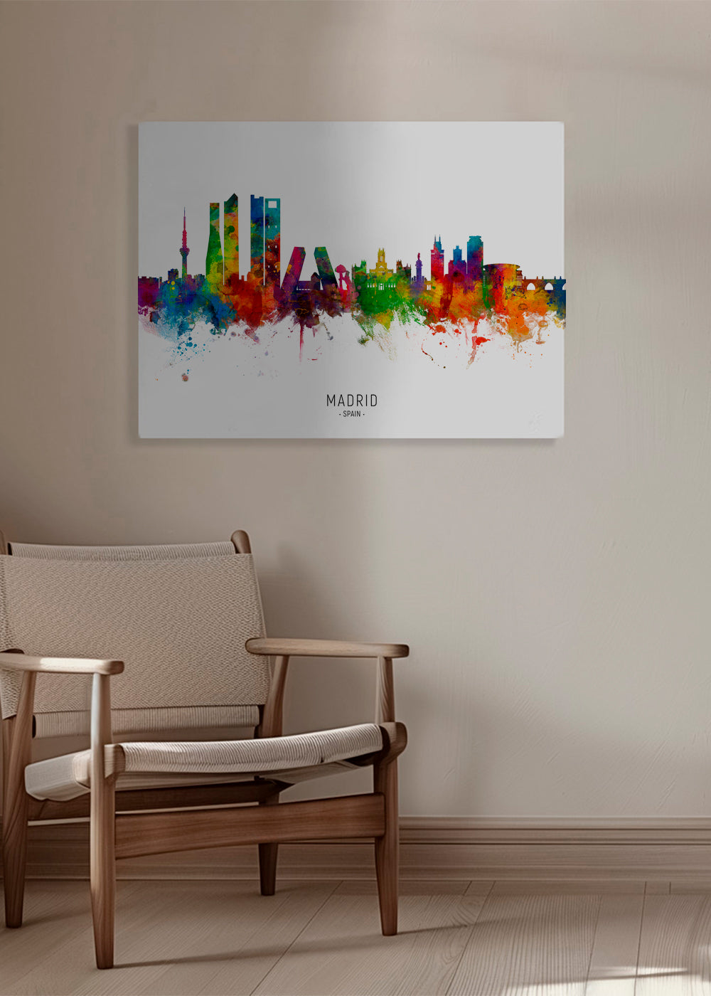 Madrid Skyline multicolor
