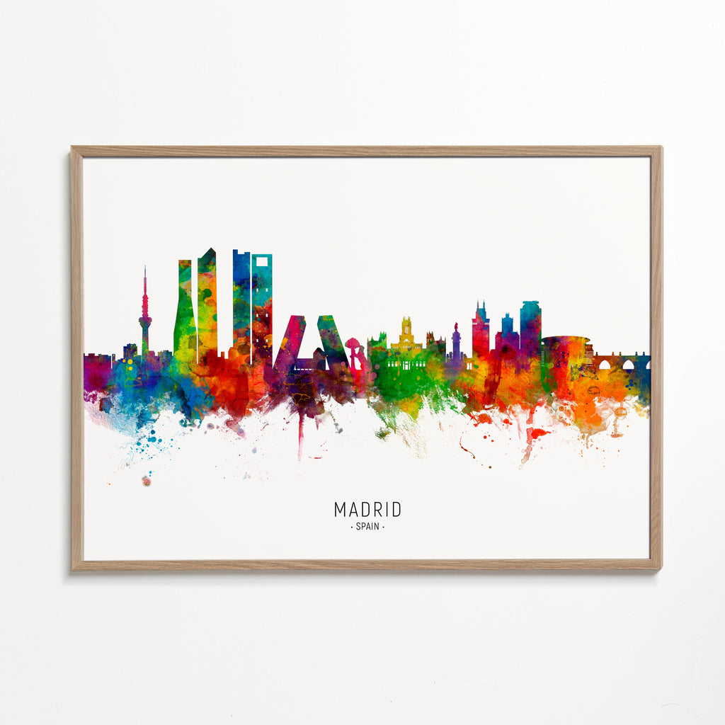 Madrid Skyline multicolor