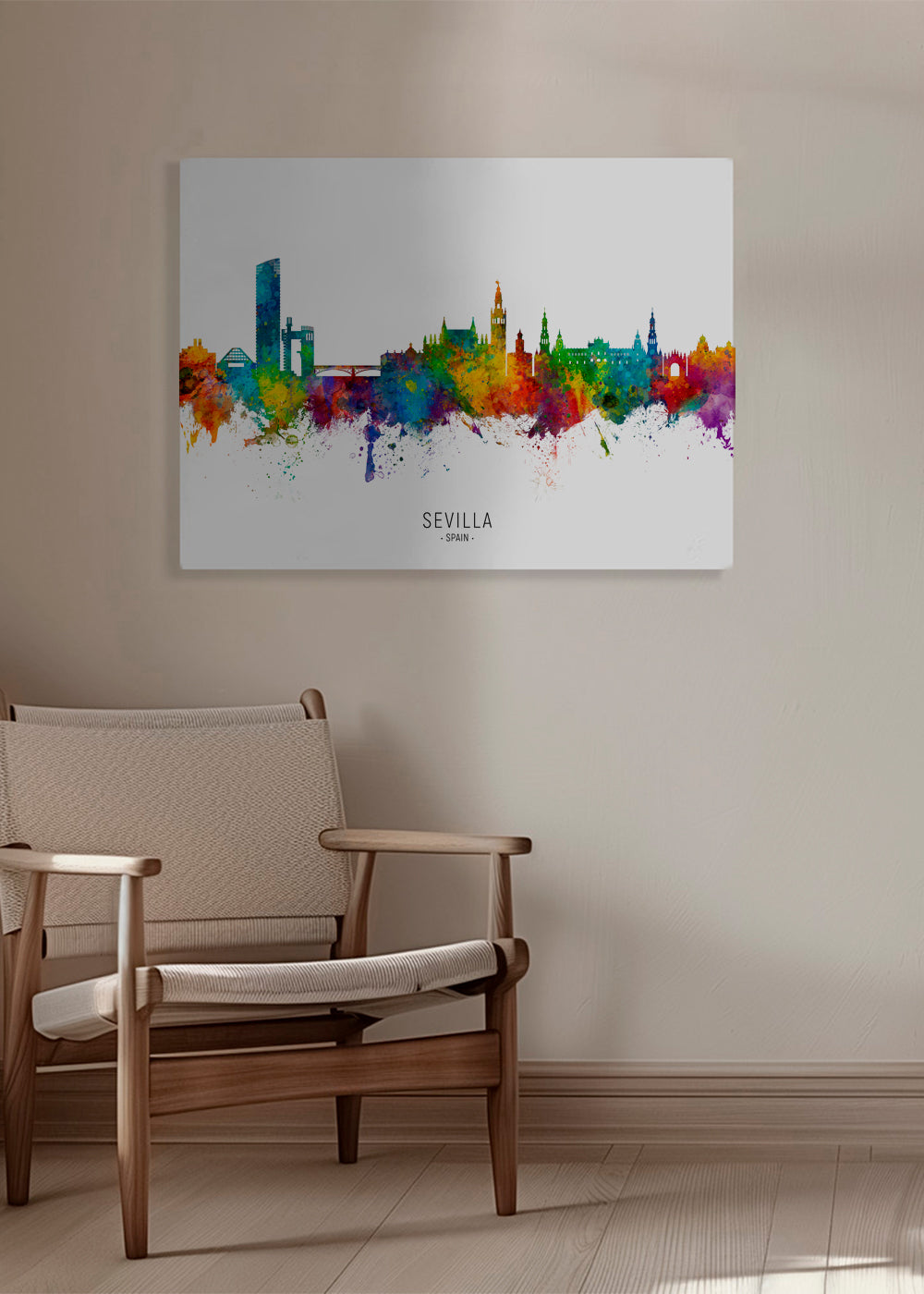 Sevilla Skyline multicolor