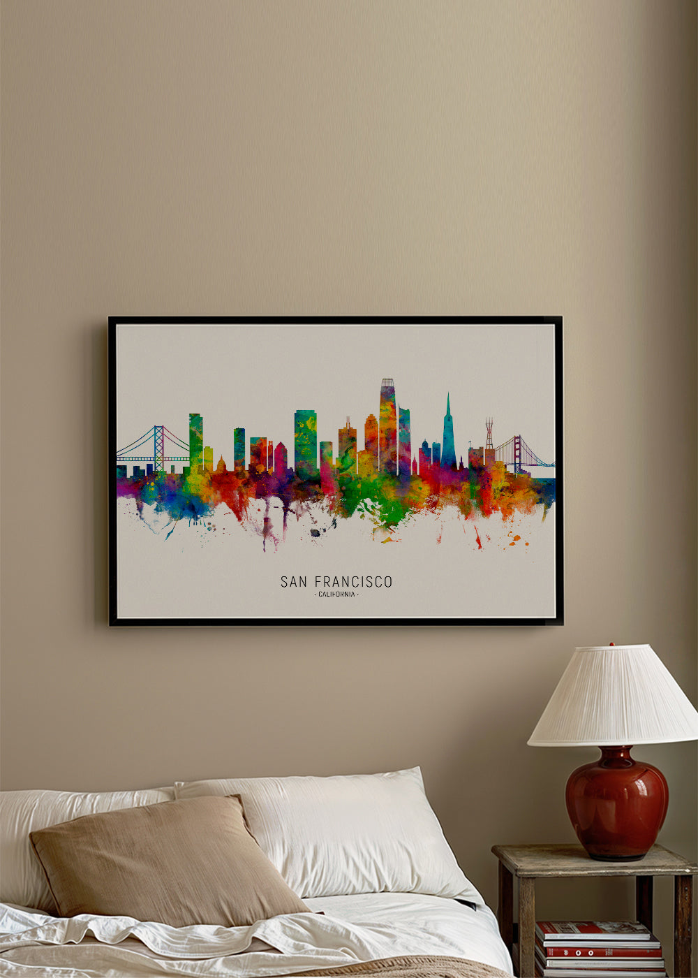 San Francisco Skyline multicolor
