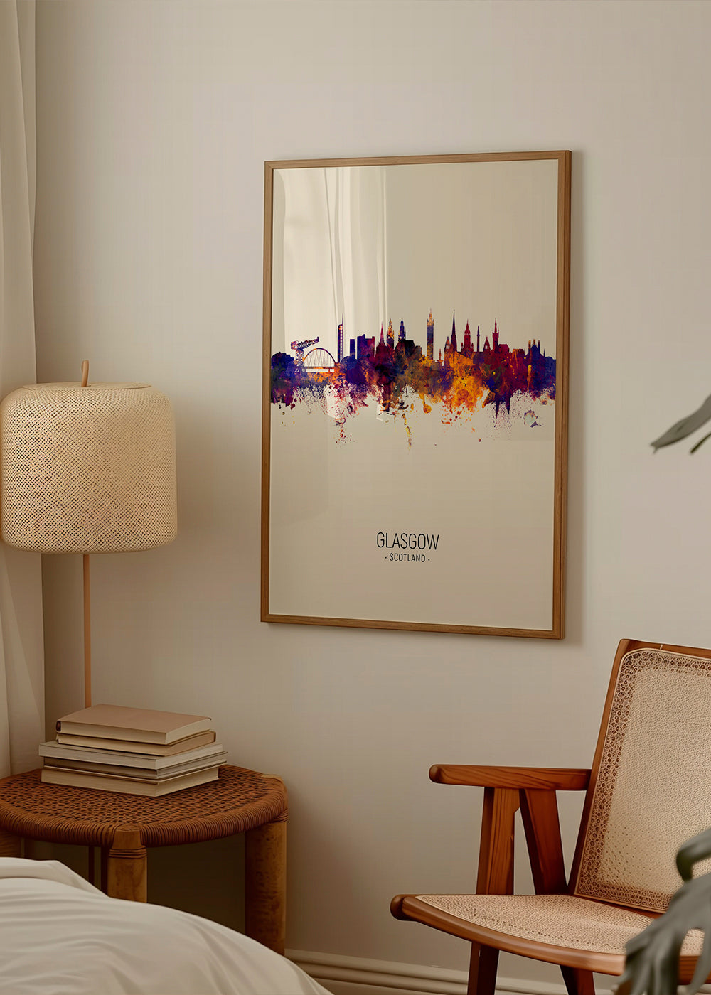 Glasgow Skyline en beige