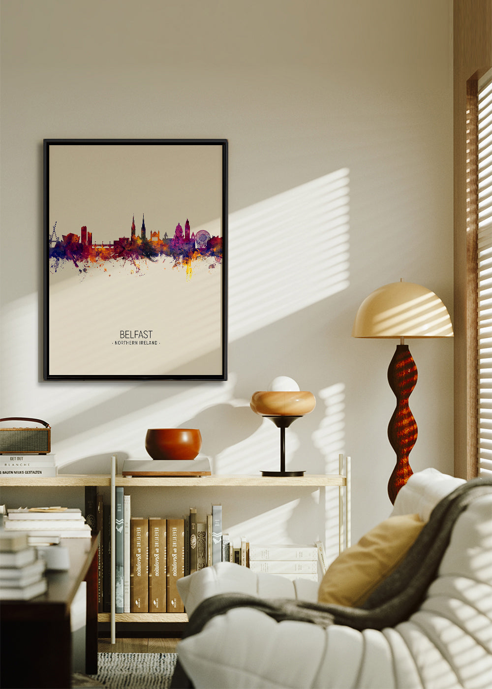 Belfast Skyline en beige