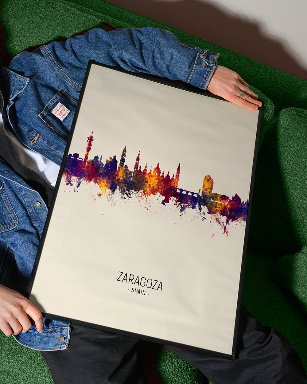 Zaragoza Skyline en beige