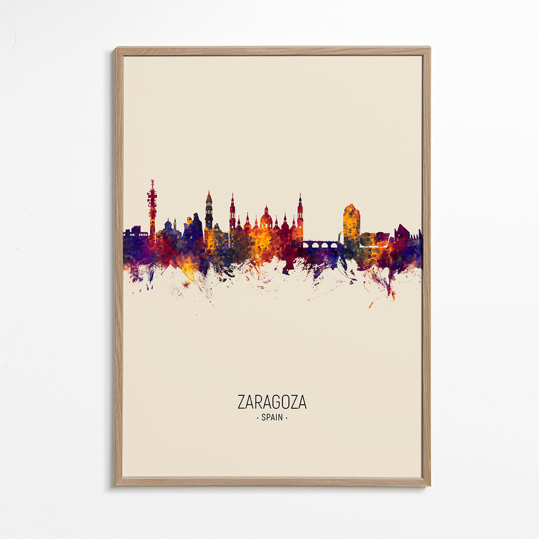 Zaragoza Skyline en beige