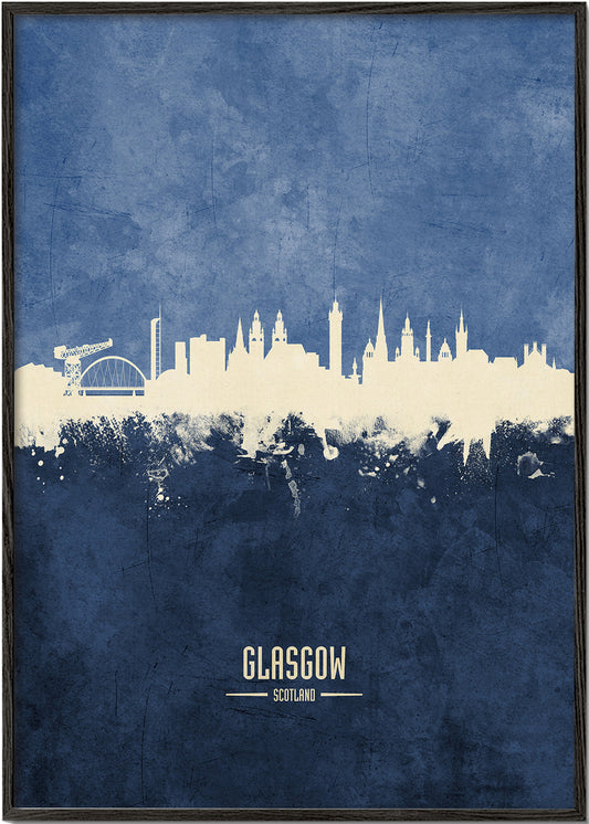 Glasgow Skyline Azul