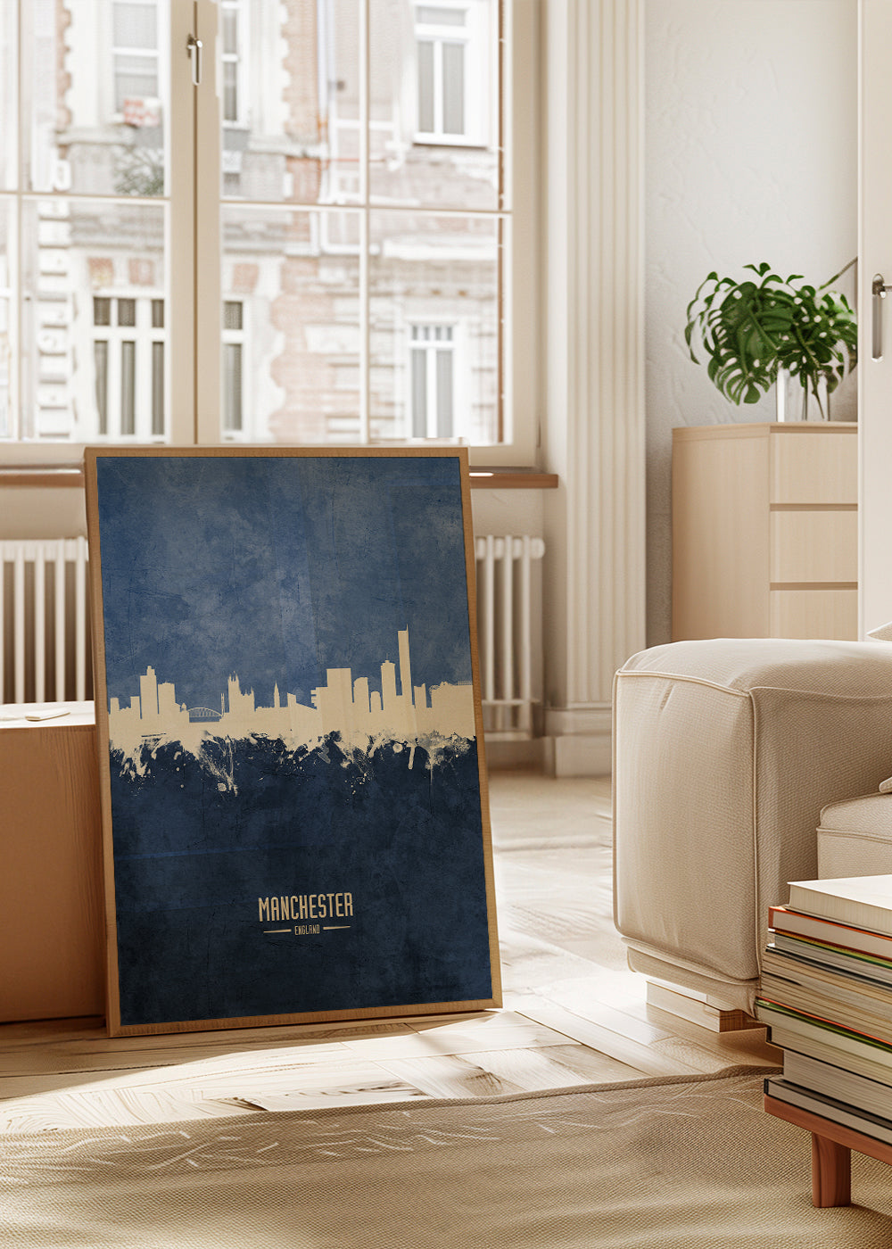 Manchester Skyline Azul