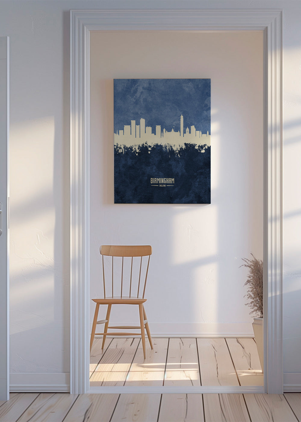 Birmingham Skyline Azul