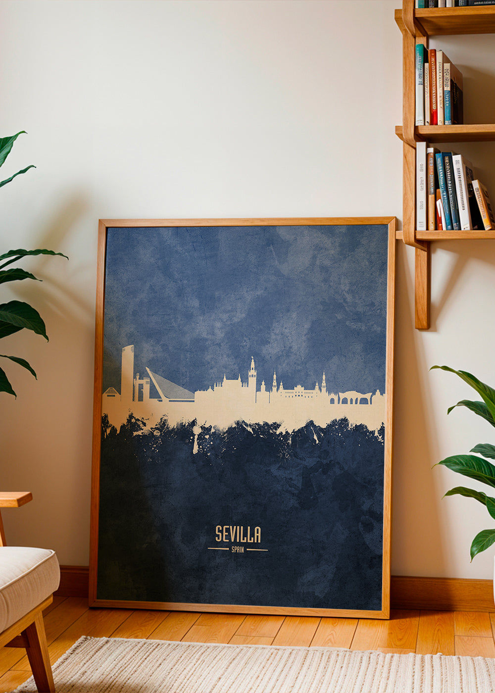 Sevilla Skyline Azul