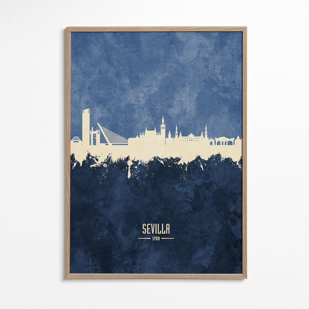 Sevilla Skyline Azul