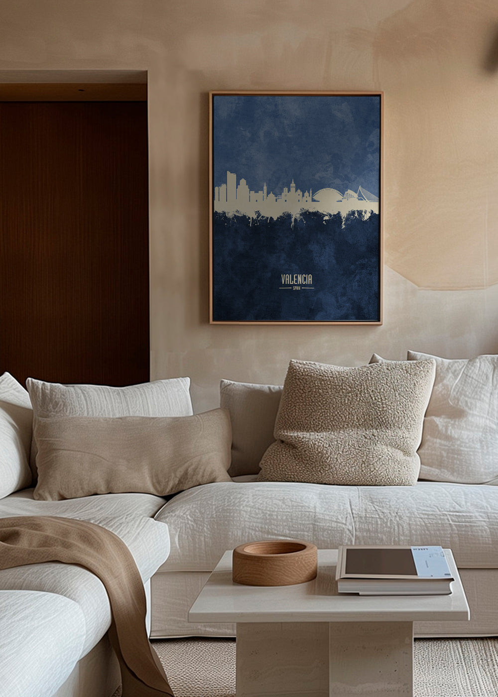 Valencia Skyline Azul