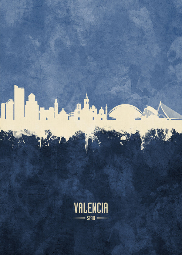 Valencia Skyline Azul