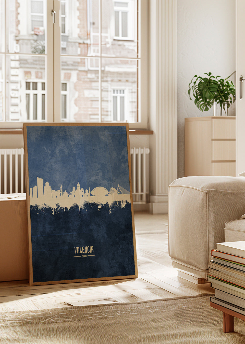 Valencia Skyline Azul