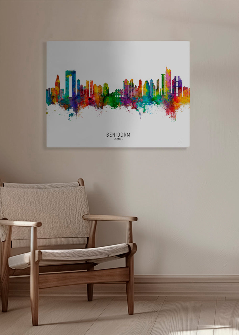 Benidorm Skyline multicolor