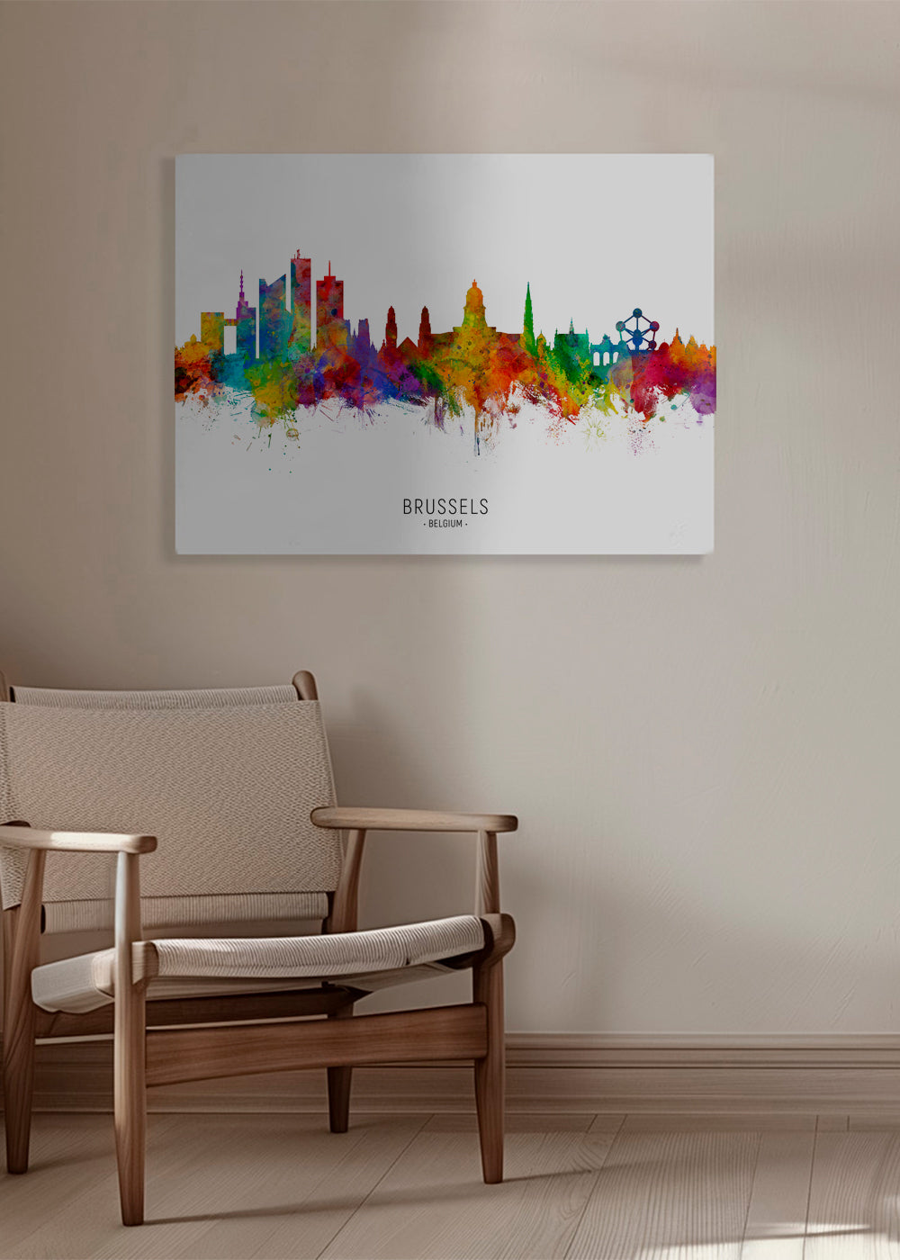 Brussels Skyline multicolor