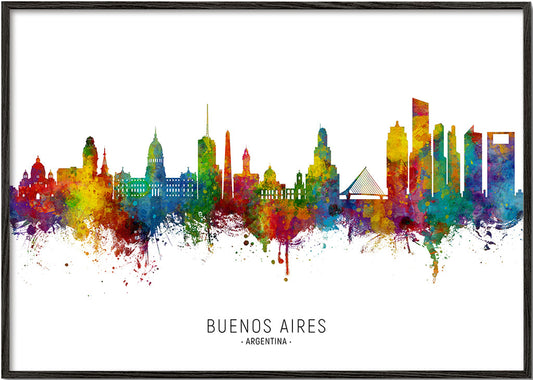 Buenos Aires Skyline multicolor