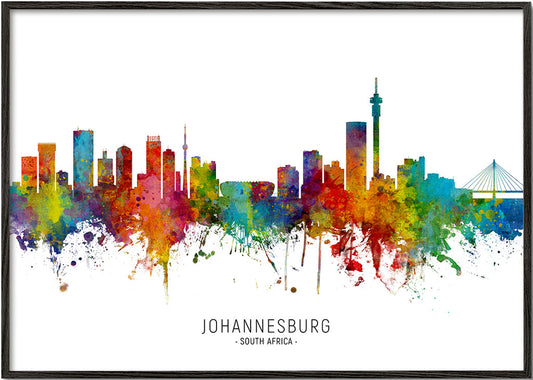 Johannesburg Skyline multicolor