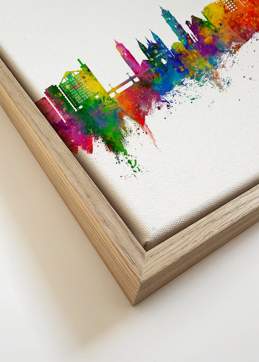 Málaga Skyline multicolor