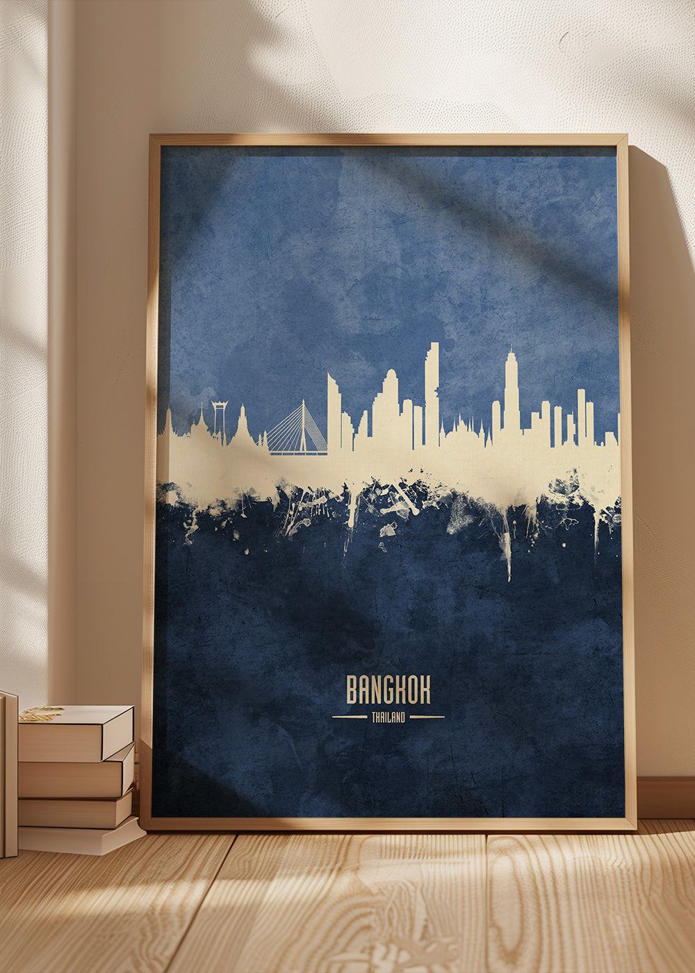 Bangkok Skyline azul