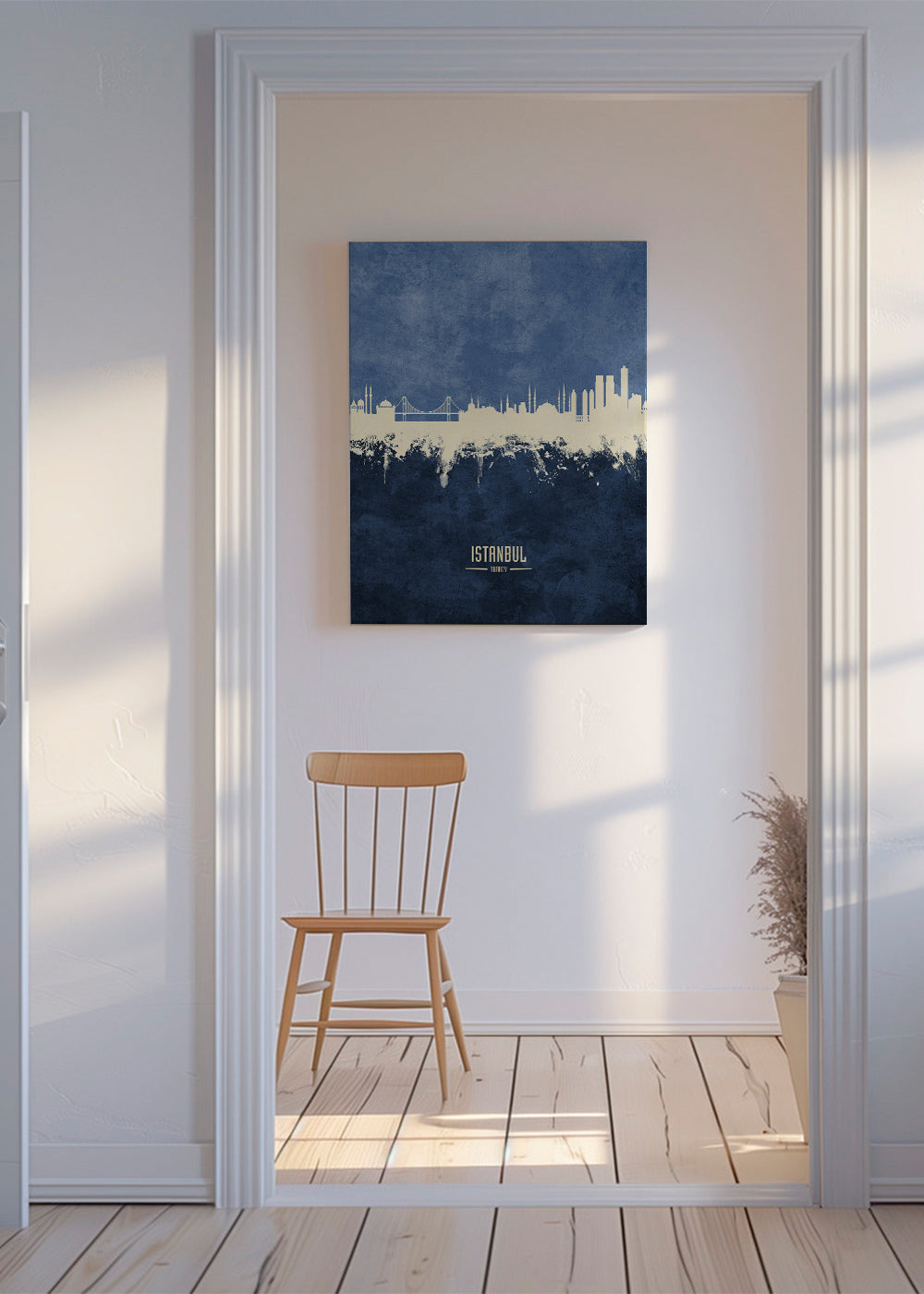 Istanbul Skyline azul