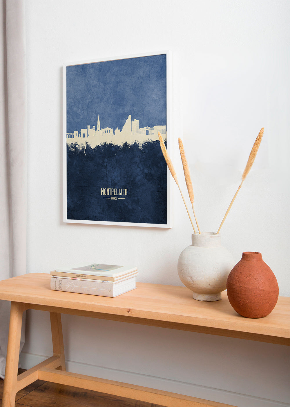 Montpellier Skyline azul