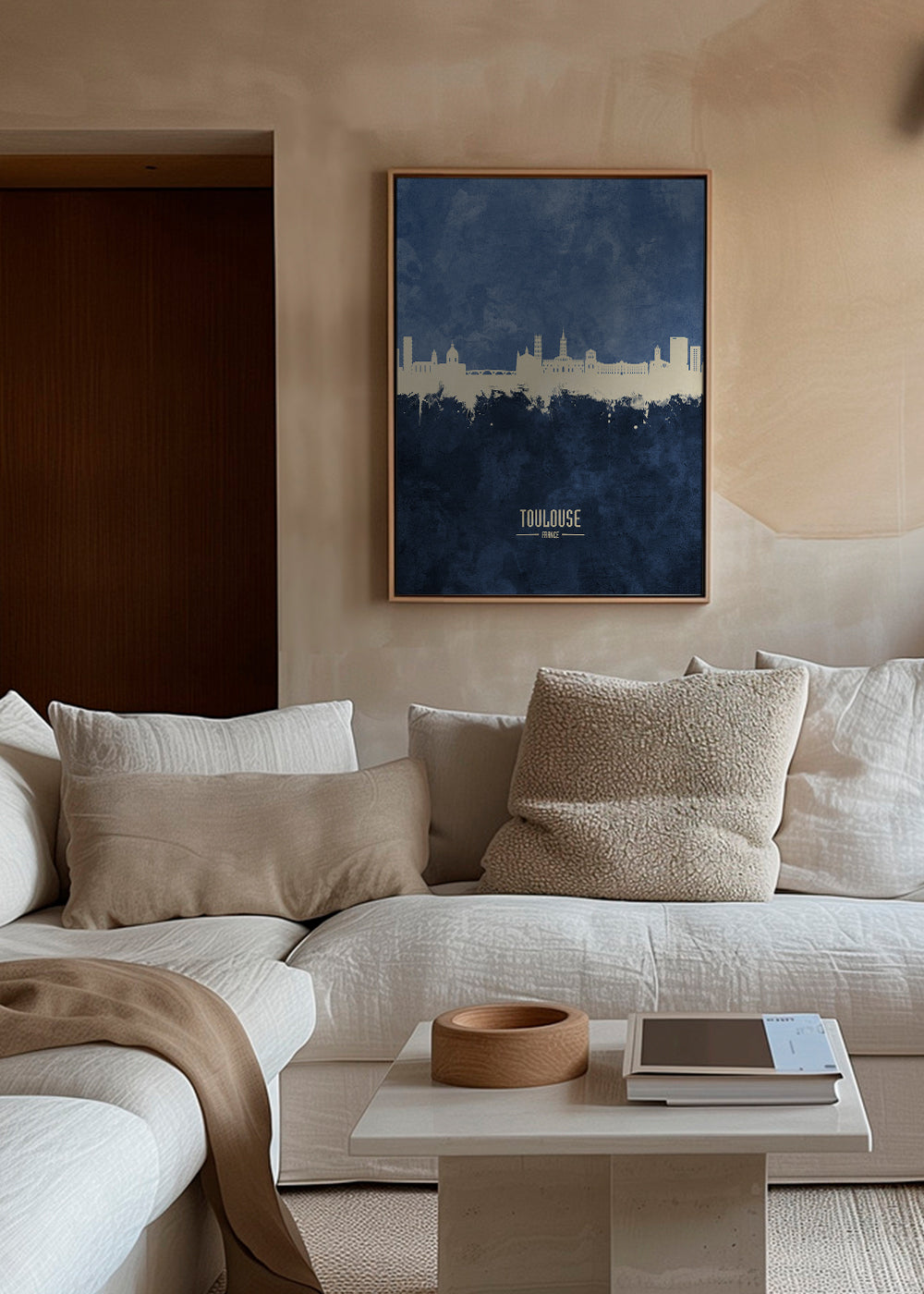 Toulouse Skyline azul