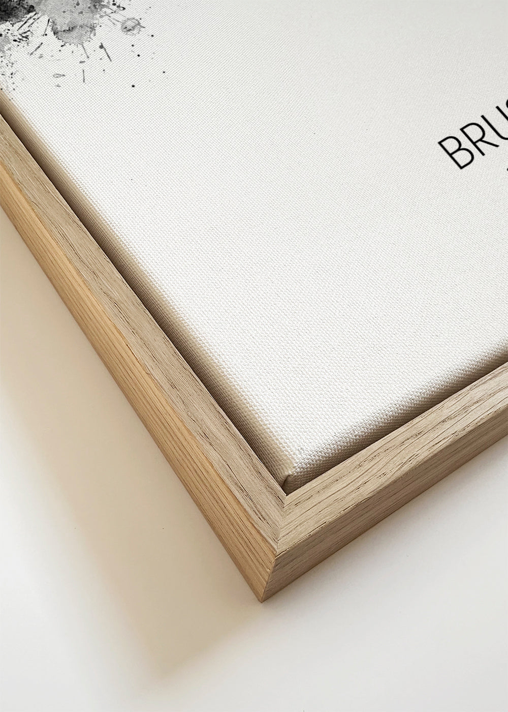 Brussels Skyline blanco y negro