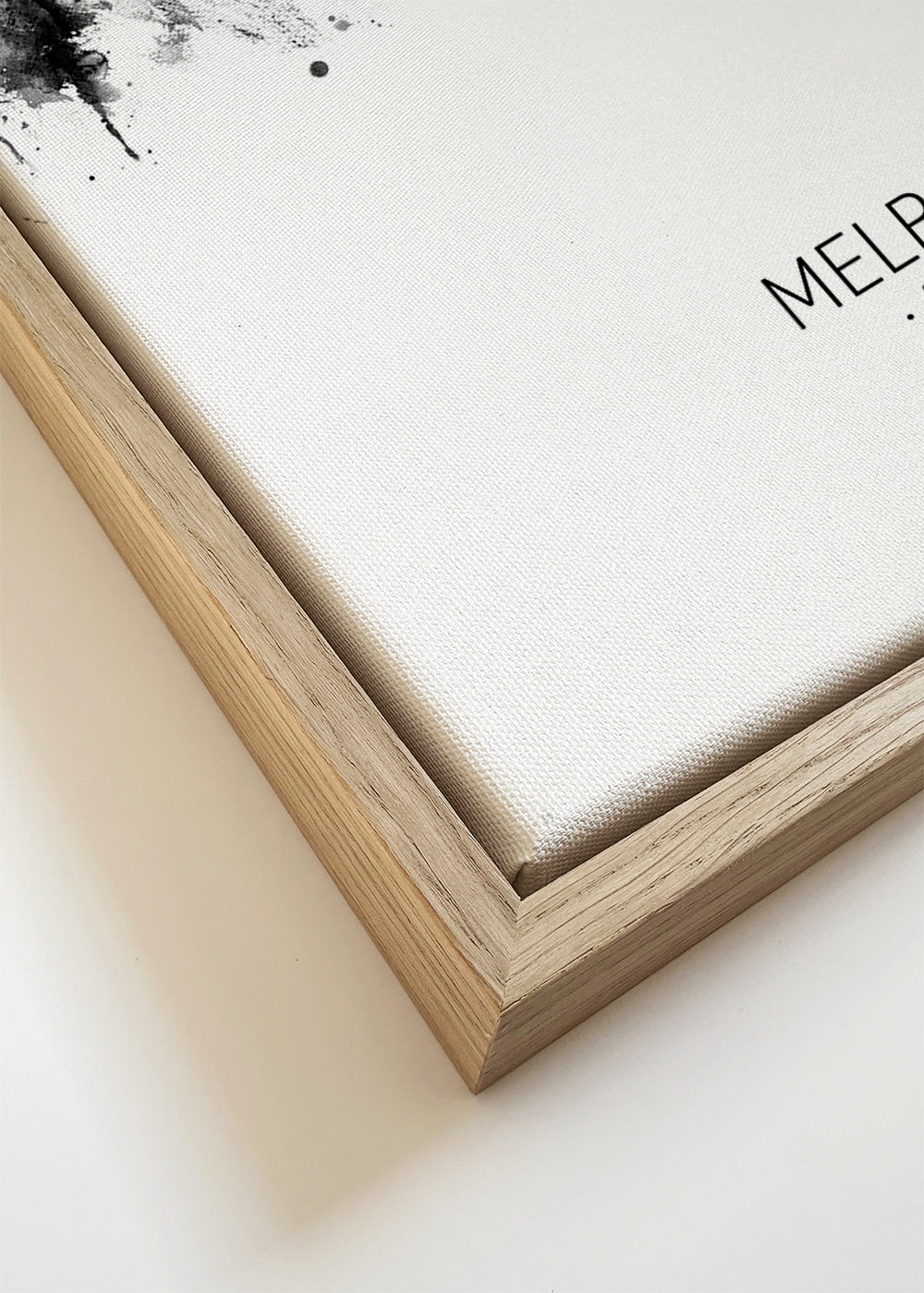 Melbourne Skyline blanco y negro