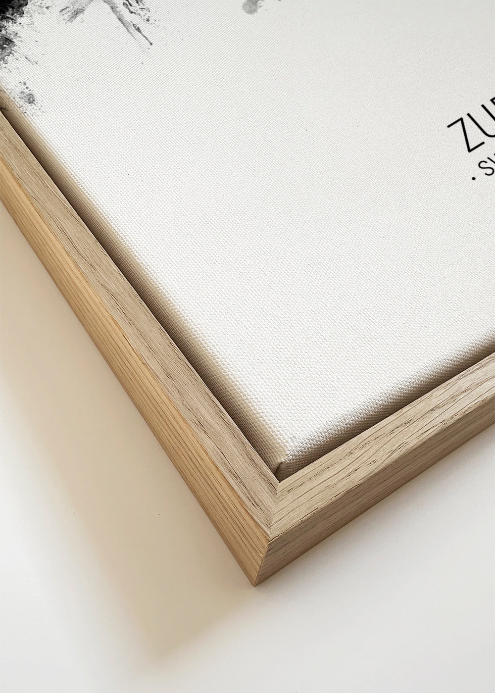 Zurich Skyline blanco y negro