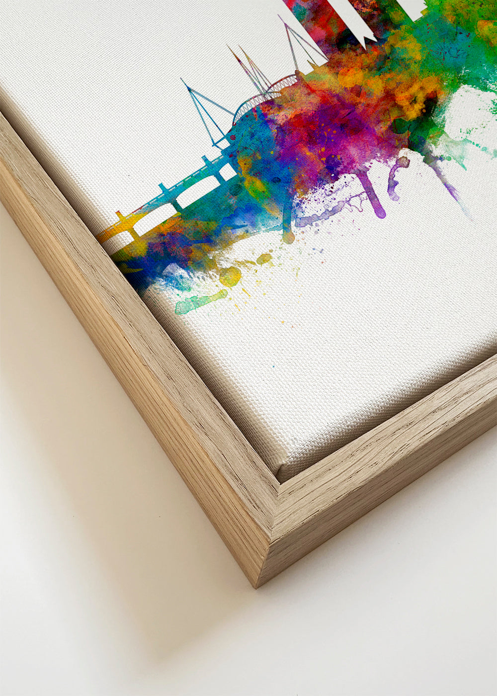 Cardiff Skyline multicolor