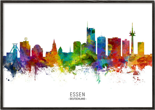 Essen Skyline multicolor