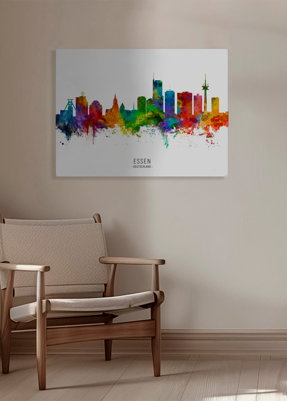 Essen Skyline multicolor