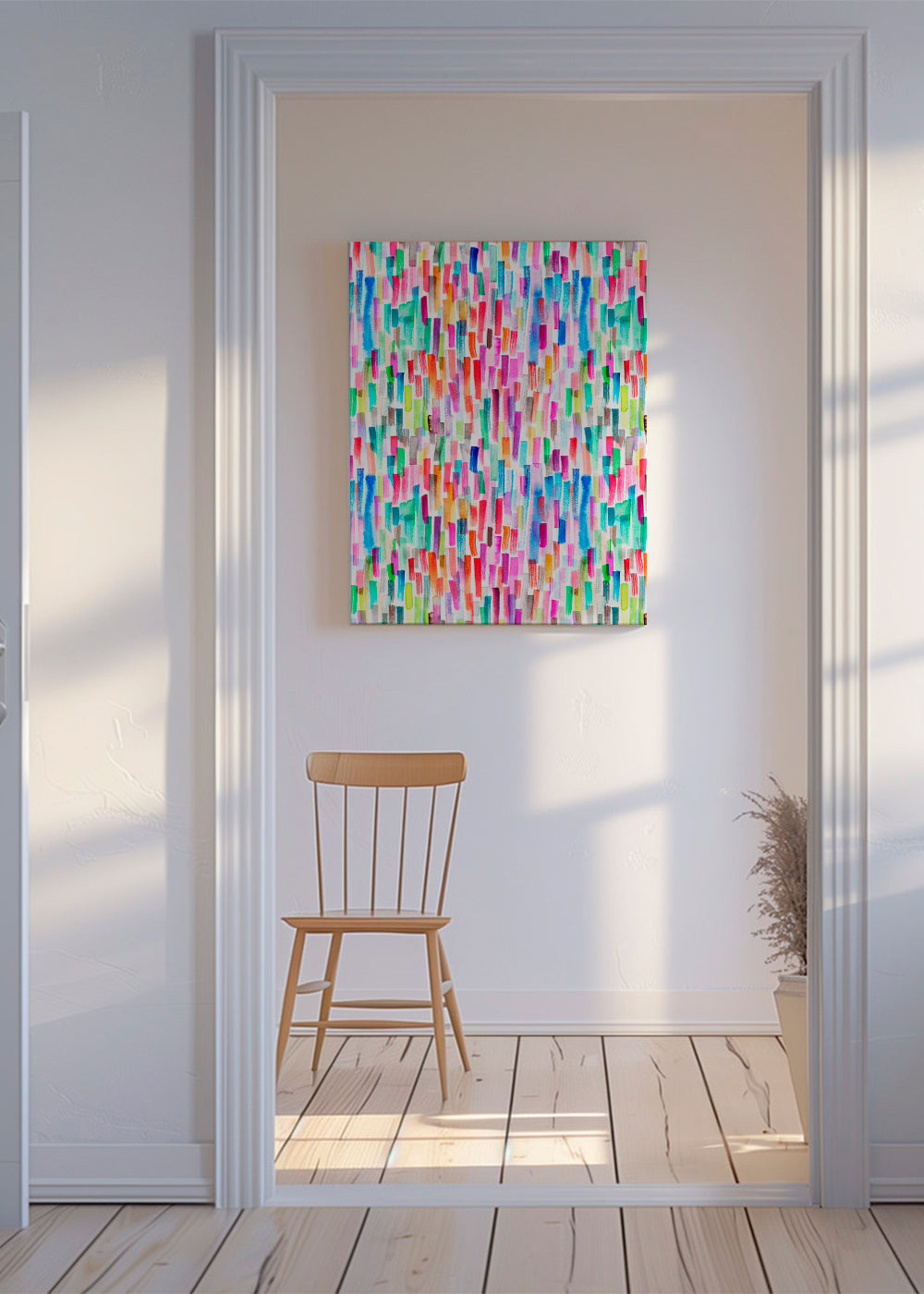 Colorful Brushstrokes Multicolored