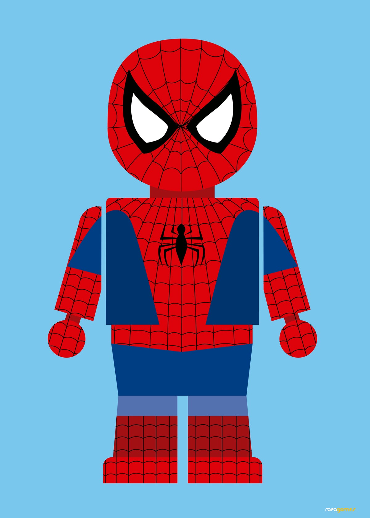 Toy Spiderman - Unframed art print