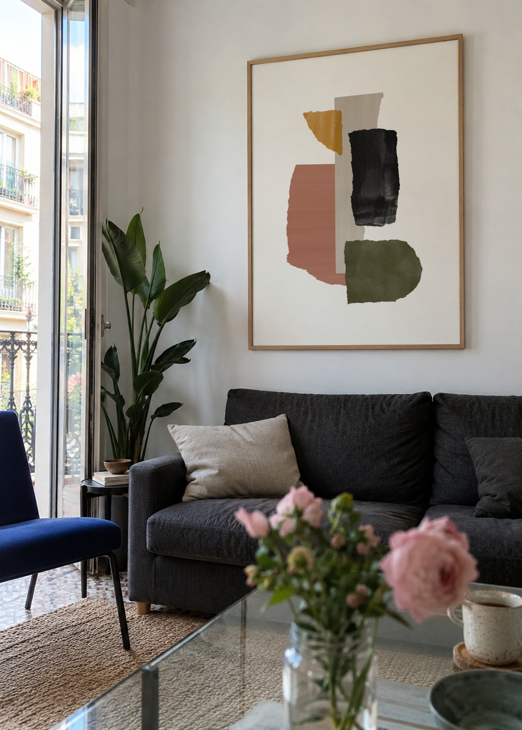 Fragments Nº3 - Framed poster in an interior