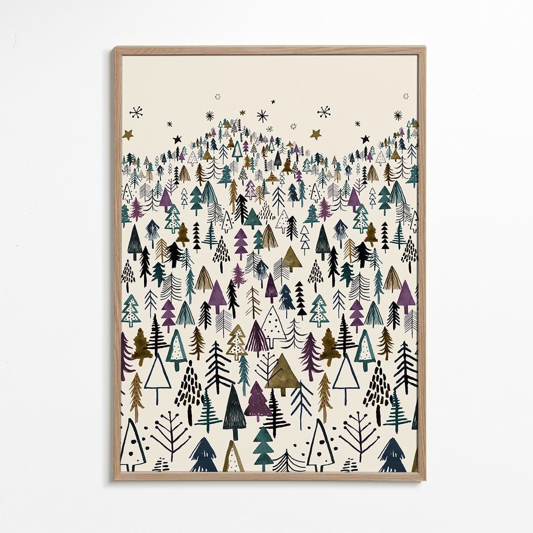 Mountain Forest Trees