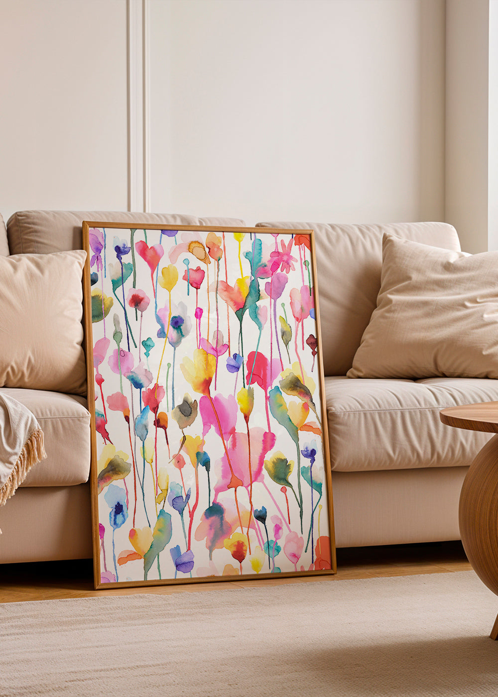 Wild Rustic Flowers Colorful