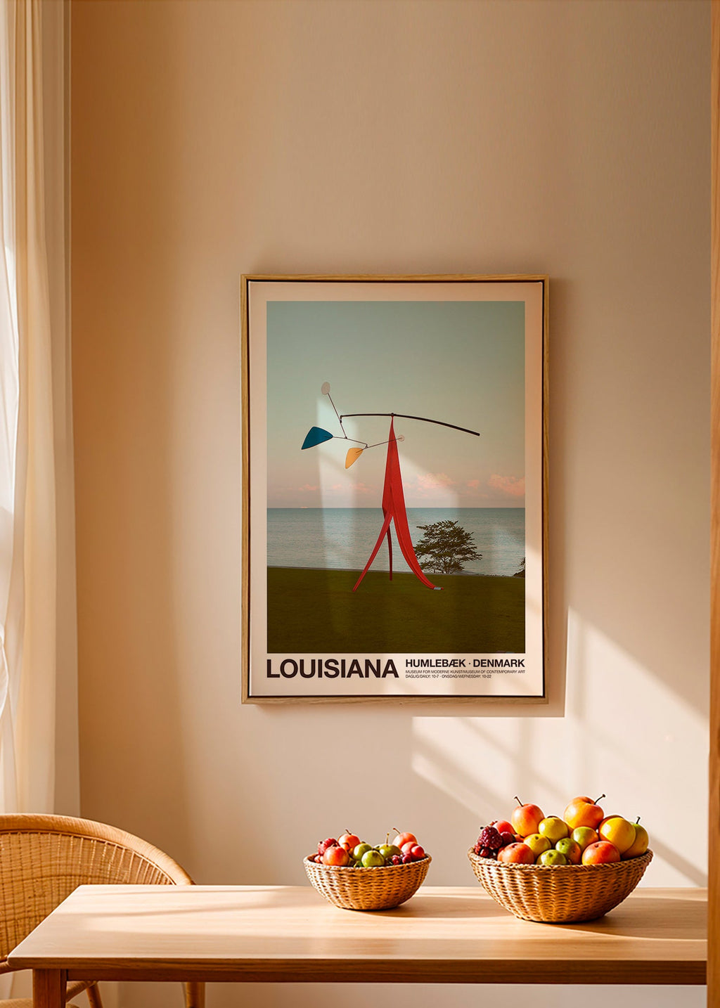Poster di viaggio Louisiana con mobile scultoreo