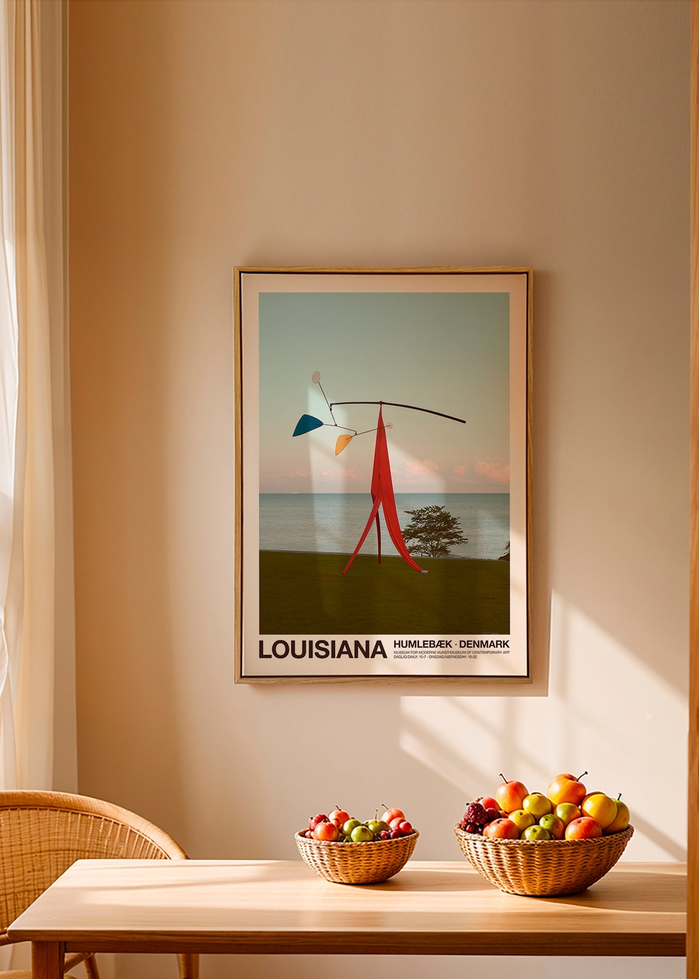 Poster di viaggio Louisiana con mobile scultoreo