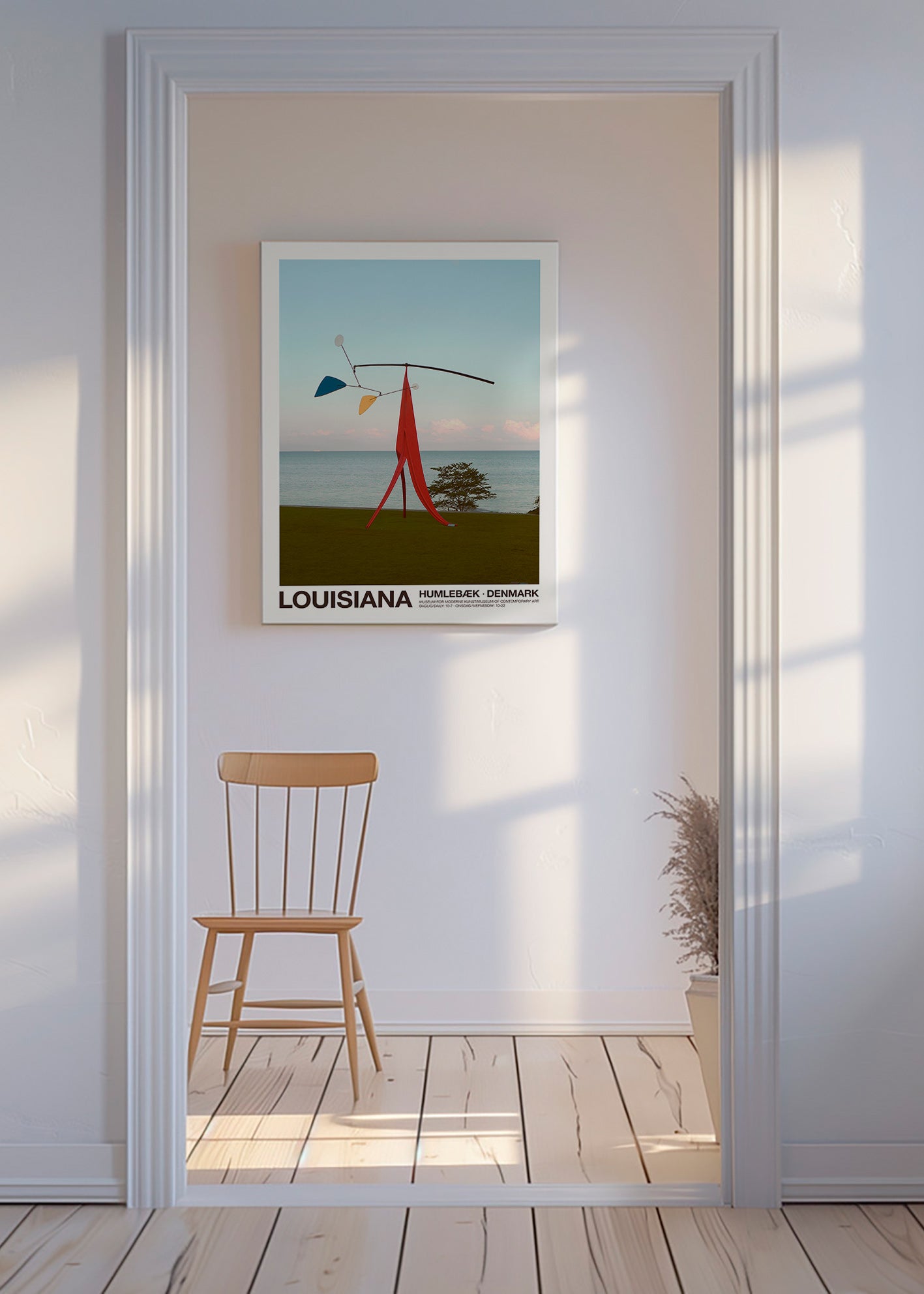 Poster di viaggio Louisiana con mobile scultoreo