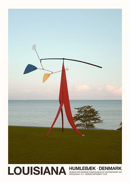 Poster di viaggio Louisiana con mobile scultoreo