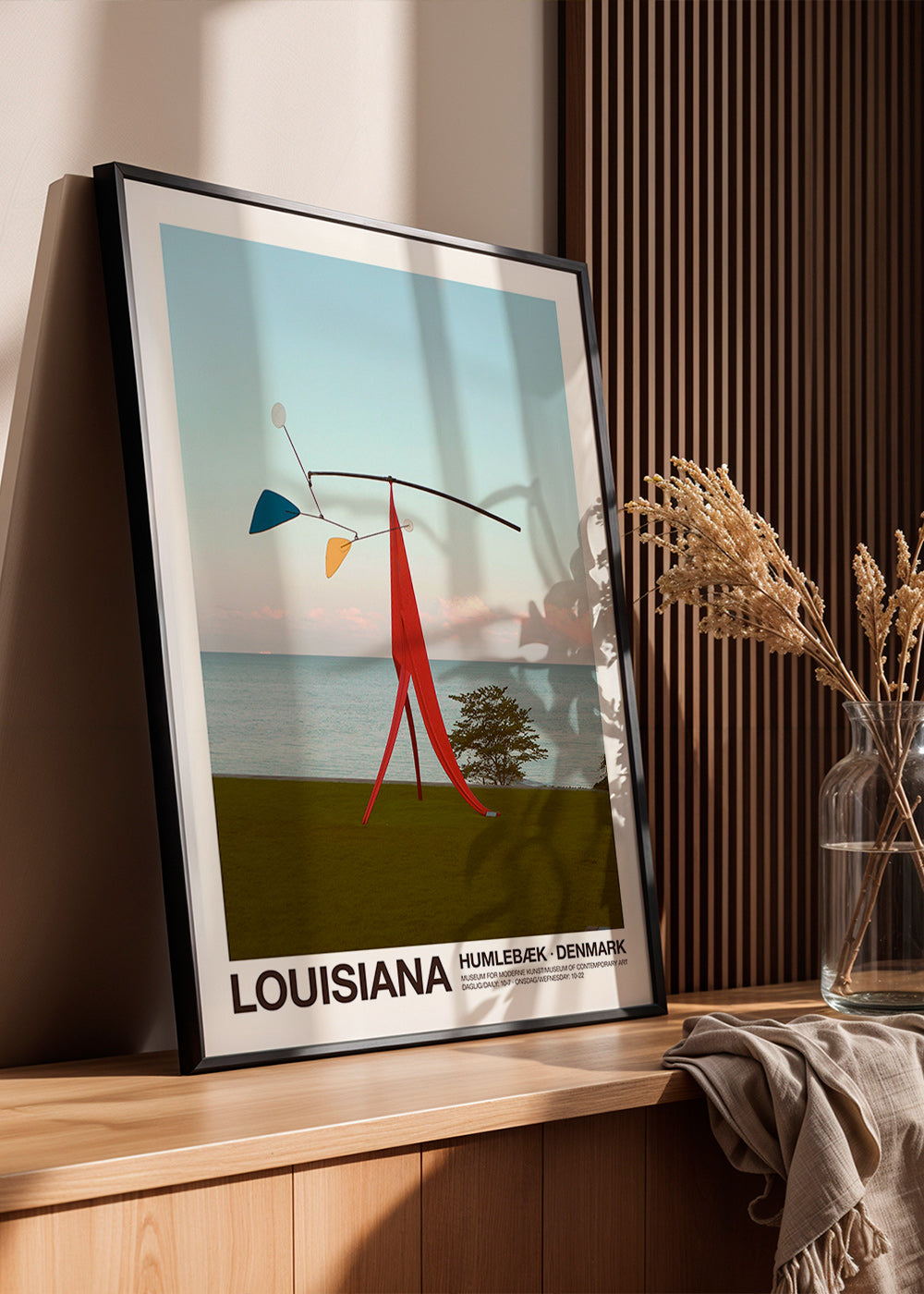 Poster di viaggio Louisiana con mobile scultoreo