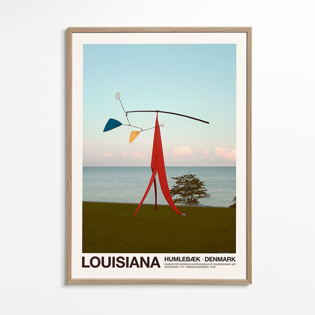 Poster di viaggio Louisiana con mobile scultoreo