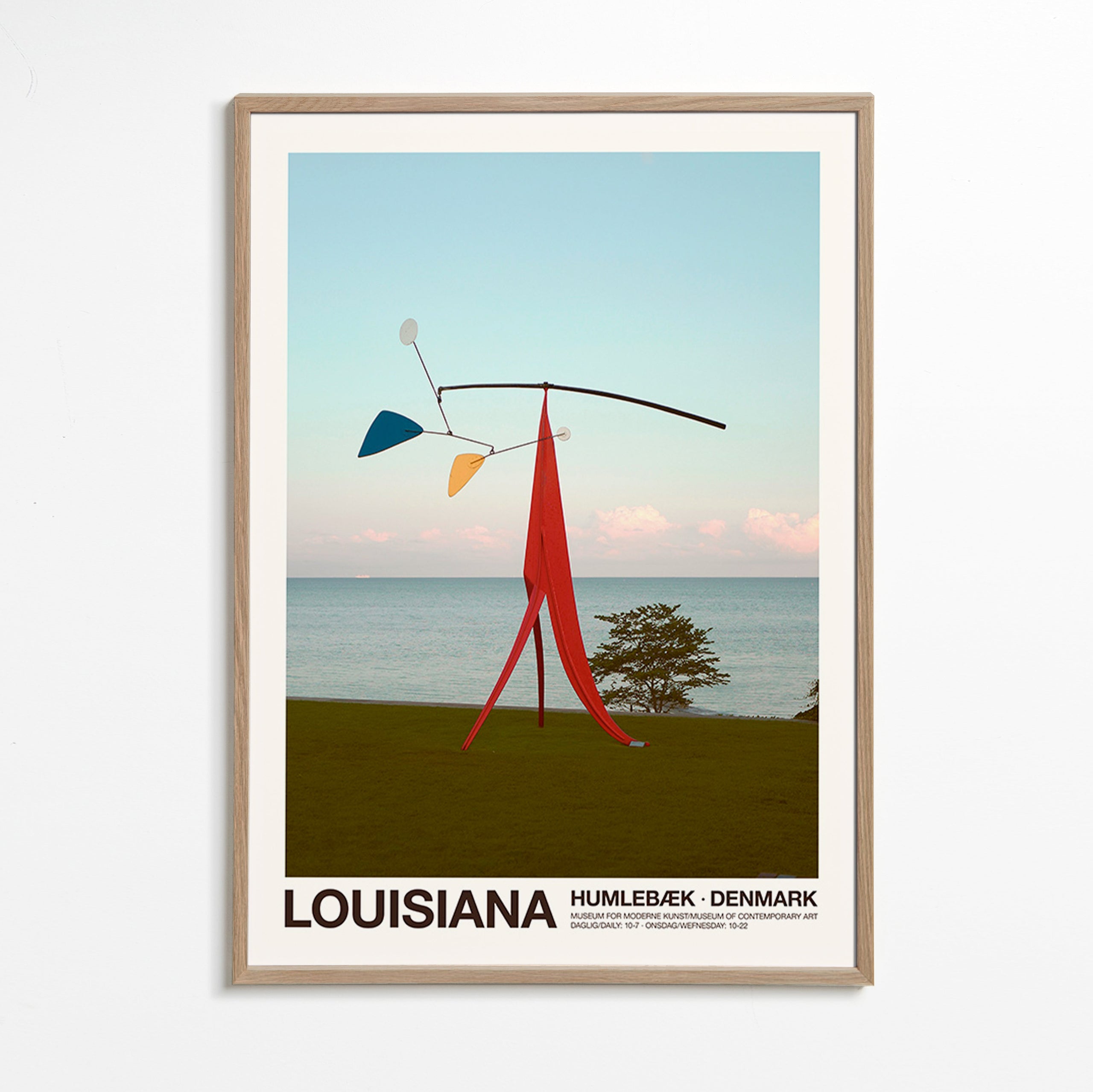 Poster di viaggio Louisiana con mobile scultoreo