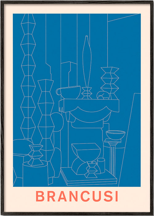Illustrazione geometrica Brancusi
