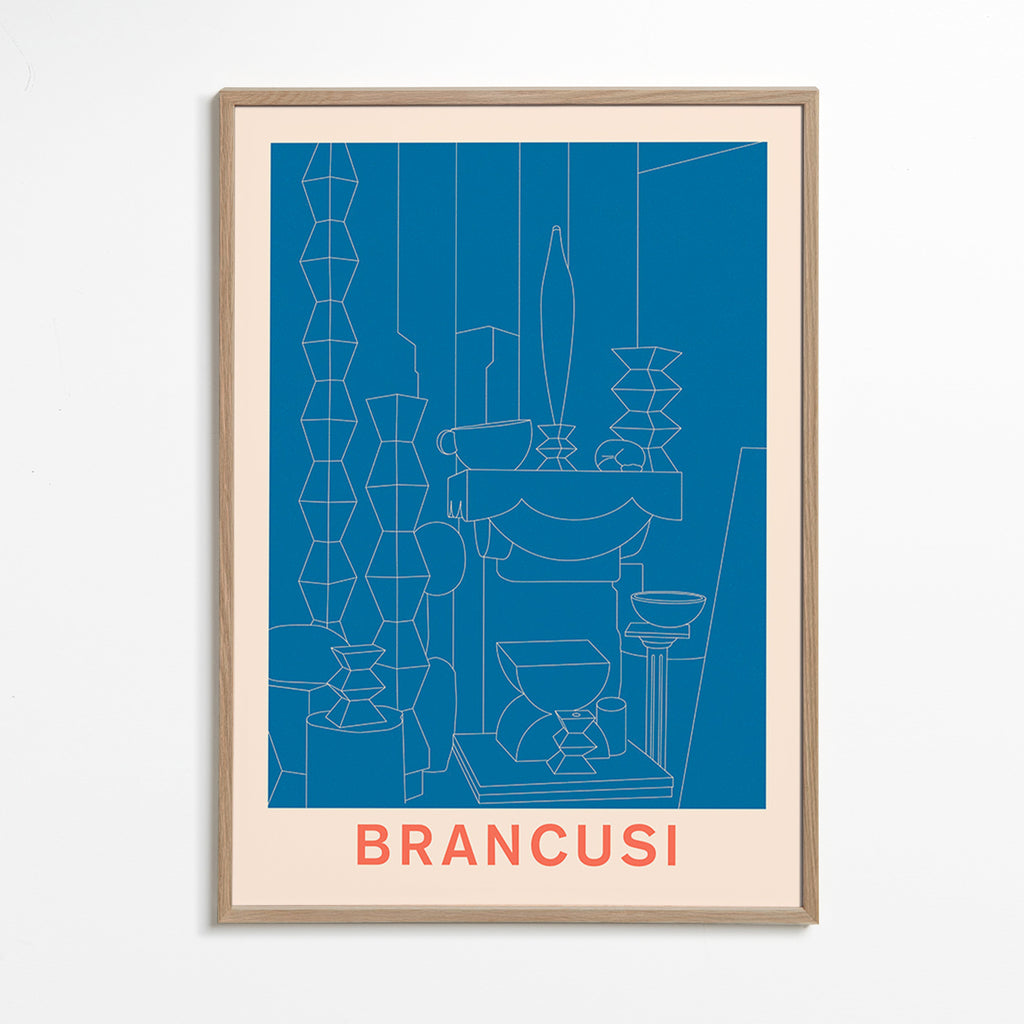 Illustrazione geometrica Brancusi