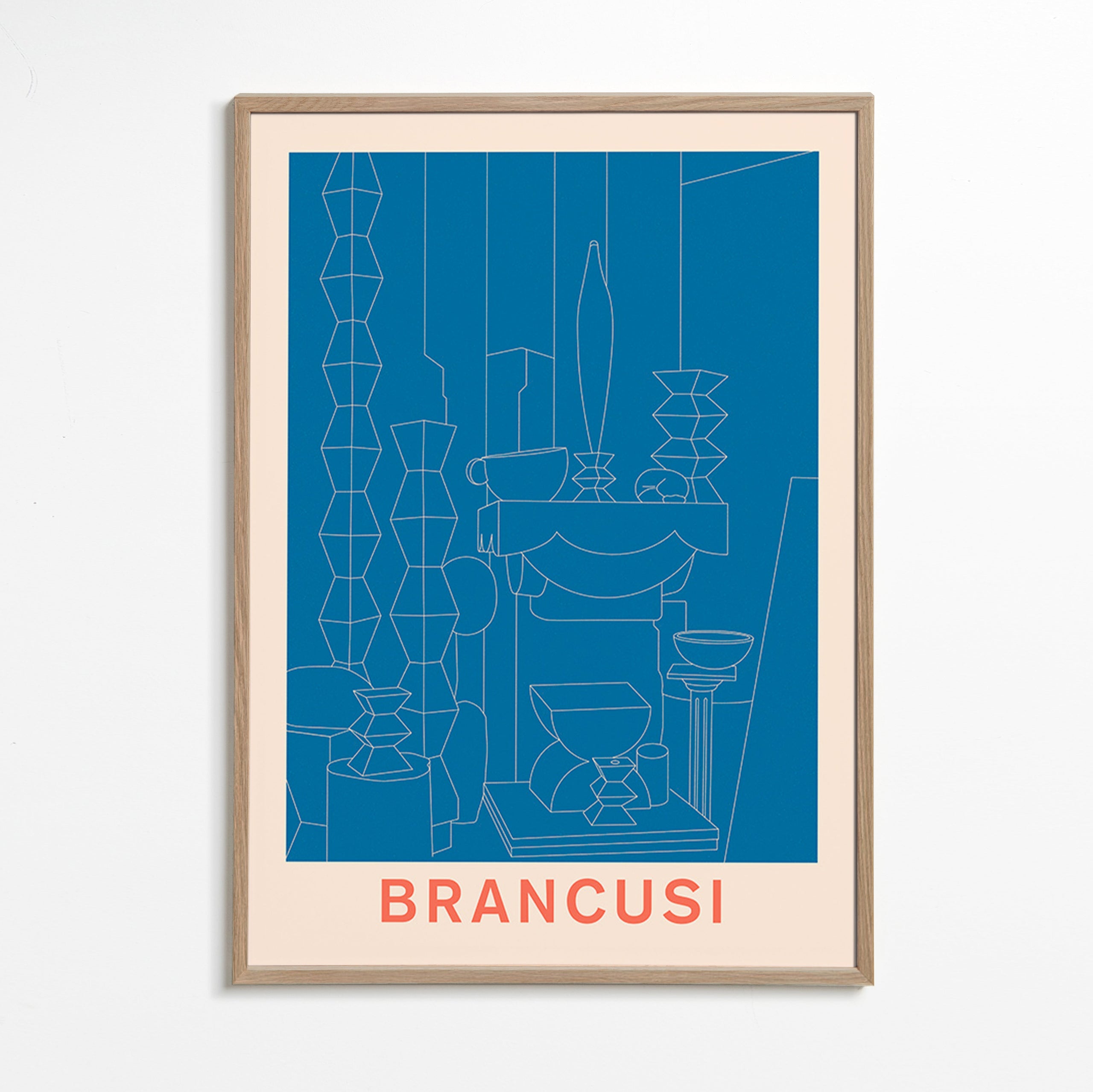 Illustrazione geometrica Brancusi